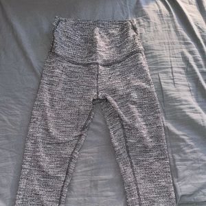 LuluLemon Gray Heathered Full Length Leggings